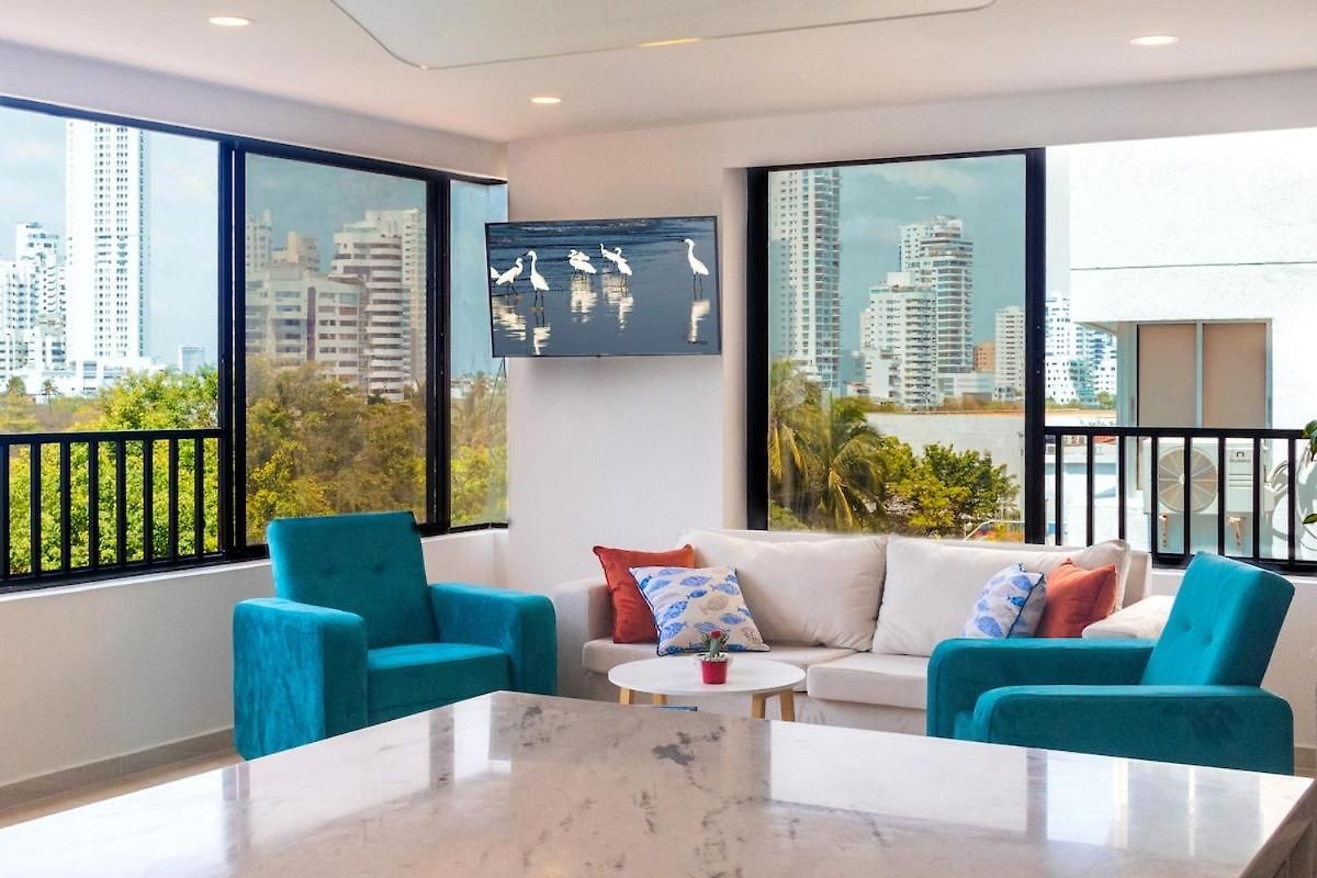 Apartamento Amplio Con Vistas únicas En El Laguito Cartagena
